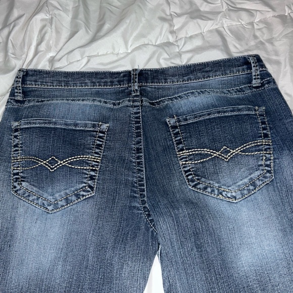 Vintage Y2K Mudd Jeans Stretch Size 15 Big Girls Youth Blue Denim Retro - Picture 5 of 5